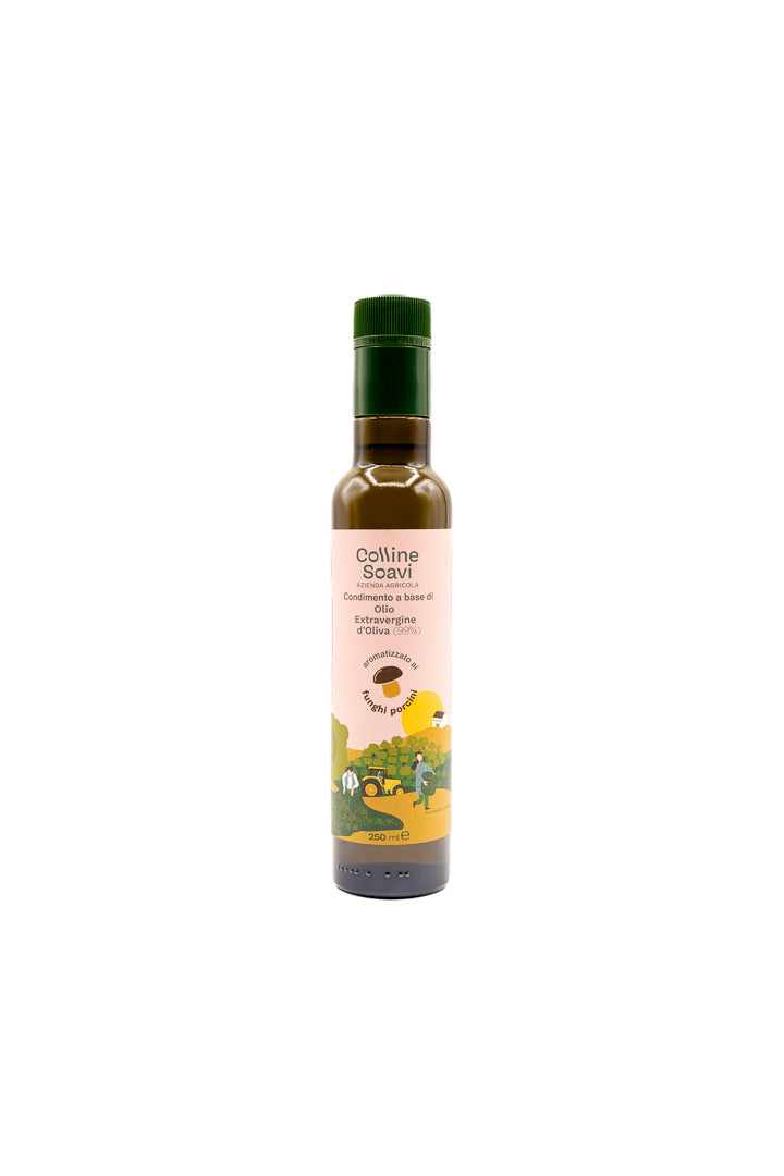 Bottiglia di Olio Aromatizzato Colline Soavi al gusto Fungo Porcino